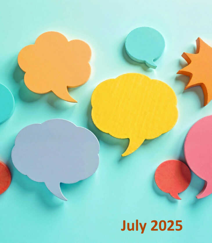 colourful speech bubbles